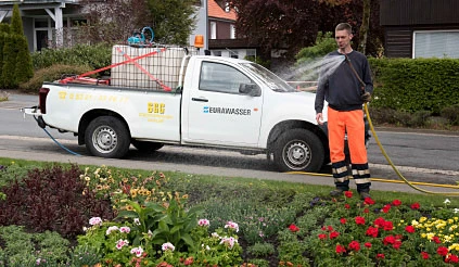 Rasen- und Rabattenpflege